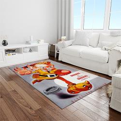 nfl cleveland browns football team logo sport carpet rectangle area rug for living room light room cb09
