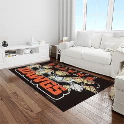 nfl cleveland browns football team logo sport carpet rectangle area rug for living room light room cb21