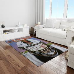 nfl cleveland browns football team logo sport carpet rectangle area rug for living room light room cb42