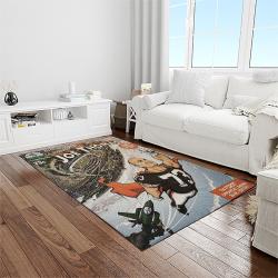 nfl cleveland browns football team logo sport carpet rectangle area rug for living room light room cb44