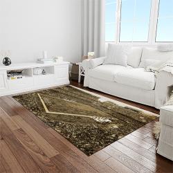 nfl cleveland browns football team logo sport carpet rectangle area rug for living room light room cb53