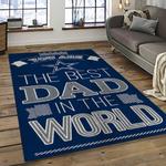 nfl dallas cowboy football team logo sport carpet rectangle area rug for living room dark room dc08