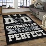 nfl dallas cowboy football team logo sport carpet rectangle area rug for living room dark room dc13