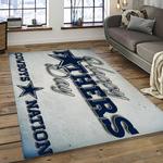 nfl dallas cowboy football team logo sport carpet rectangle area rug for living room dark room dc15