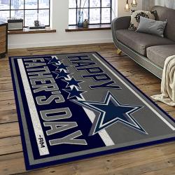 NFL Dallas Cowboy Football Team Logo Sport Carpet Rectangle Area Rug For Living Room DC16