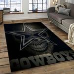 nfl dallas cowboy football team logo sport carpet rectangle area rug for living room dark room dc17