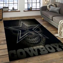 NFL Dallas Cowboy Football Team Logo Sport Carpet Rectangle Area Rug For Living Room DC17