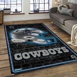 NFL Dallas Cowboy Football Team Logo Sport Carpet Rectangle Area Rug For Living Room DC20