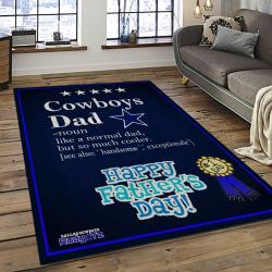 NFL Dallas Cowboy Football Team Logo Sport Carpet Rectangle Area Rug For Living Room DC23
