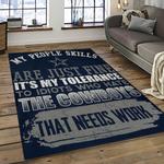 nfl dallas cowboy football team logo sport carpet rectangle area rug for living room dark room dc30
