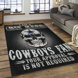 NFL Dallas Cowboy Football Team Logo Sport Carpet Rectangle Area Rug For Living Room DC32