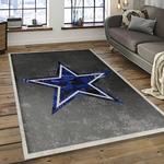 nfl dallas cowboy football team logo sport carpet rectangle area rug for living room dark room dc48