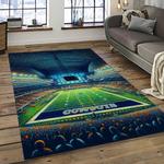 nfl dallas cowboy football team logo sport carpet rectangle area rug for living room dark room dc50