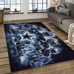 nfl dallas cowboy football team logo sport carpet rectangle area rug for living room dark room dc59