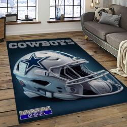 NFL Dallas Cowboy Football Team Logo Sport Carpet Rectangle Area Rug For Living Room DC63