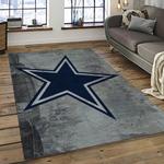 nfl dallas cowboy football team logo sport carpet rectangle area rug for living room dark room dc67