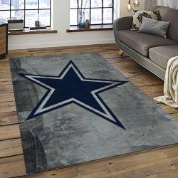 NFL Dallas Cowboy Football Team Logo Sport Carpet Rectangle Area Rug For Living Room DC67