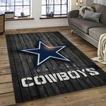 nfl dallas cowboy football team logo sport carpet rectangle area rug for living room dark room dc68