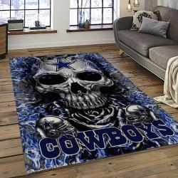 NFL Dallas Cowboy Football Team Logo Sport Carpet Rectangle Area Rug For Living Room DC70