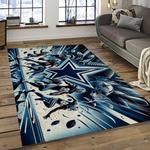nfl dallas cowboy football team logo sport carpet rectangle area rug for living room dark room dc71