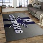 nfl dallas cowboy football team logo sport carpet rectangle area rug for living room dark room dc73