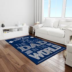 nfl dallas cowboy football team logo sport carpet rectangle area rug for living room light room dc08