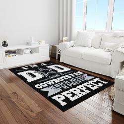 nfl dallas cowboy football team logo sport carpet rectangle area rug for living room light room dc13