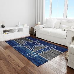 nfl dallas cowboy football team logo sport carpet rectangle area rug for living room light room dc46