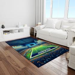nfl dallas cowboy football team logo sport carpet rectangle area rug for living room light room dc50