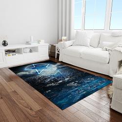 nfl dallas cowboy football team logo sport carpet rectangle area rug for living room light room dc56