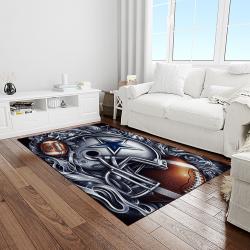 nfl dallas cowboy football team logo sport carpet rectangle area rug for living room light room dc61