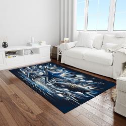 nfl dallas cowboy football team logo sport carpet rectangle area rug for living room light room dc66
