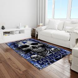 nfl dallas cowboy football team logo sport carpet rectangle area rug for living room light room dc70