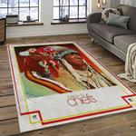 nfl kansas city chiefs football team logo sport carpet rectangle area rug for living room dark room kcc02