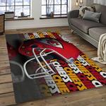 nfl kansas city chiefs football team logo sport carpet rectangle area rug for living room dark room kcc29