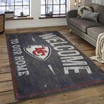 nfl kansas city chiefs football team logo sport carpet rectangle area rug for living room dark room kcc34