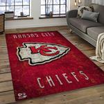 nfl kansas city chiefs football team logo sport carpet rectangle area rug for living room dark room kcc36