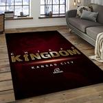 nfl kansas city chiefs football team logo sport carpet rectangle area rug for living room dark room kcc38