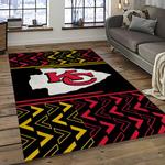 nfl kansas city chiefs football team logo sport carpet rectangle area rug for living room dark room kcc53