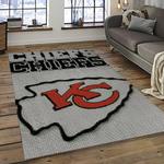 nfl kansas city chiefs football team logo sport carpet rectangle area rug for living room dark room kcc55
