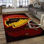 nfl kansas city chiefs football team logo sport carpet rectangle area rug for living room dark room kcc56