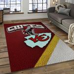 nfl kansas city chiefs football team logo sport carpet rectangle area rug for living room dark room kcc59