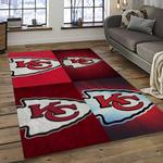 nfl kansas city chiefs football team logo sport carpet rectangle area rug for living room dark room kcc82