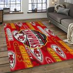nfl kansas city chiefs football team logo sport carpet rectangle area rug for living room dark room kcc90