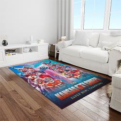 nfl kansas city chiefs football team logo sport carpet rectangle area rug for living room light room kcc01