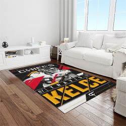 nfl kansas city chiefs football team logo sport carpet rectangle area rug for living room light room kcc17