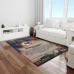 nfl kansas city chiefs football team logo sport carpet rectangle area rug for living room light room kcc23