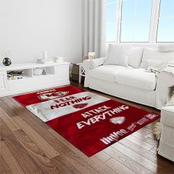 nfl kansas city chiefs football team logo sport carpet rectangle area rug for living room light room kcc48