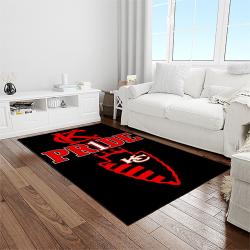 nfl kansas city chiefs football team logo sport carpet rectangle area rug for living room light room kcc69