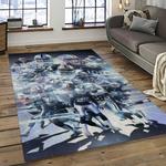 nfl las vegas raiders football team logo sport carpet rectangle area rug for living room dark room lvrd02